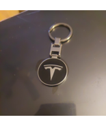 TESLA Keychain, High Quality Mirror Finish, BLACK Tesla Logo - $16.58 CAD