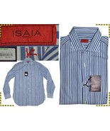 ISAIA Napoli Men&#39;s Shirt 42 EU Hand Made Italy! BALANCE PRICE! IS01 T1G - £129.74 GBP