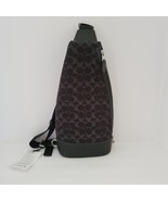 Coach CAJ63 Dominic Sling Pack Bag Signature Black Denim - $222.54 CAD