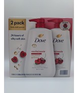 Dove Refreshing Body Wash Cherry &amp; Chia Milk Set Of TWO JUMBO 30.6 Oz Ne... - $582.84 MXN