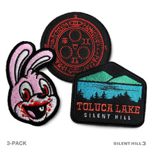 Silent Hill 3 Iron-On Patch Pack Toluca Lake Robbie The Rabbit Halo Sun Figure - £31.33 GBP