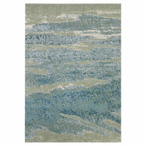 8' X 11' Blue Abstract Area Rug - $632.49