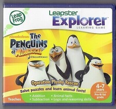 leapFrog Explorer Game Cart The Penguins of Madagascar Operation Plushy Rescue - £11.27 GBP