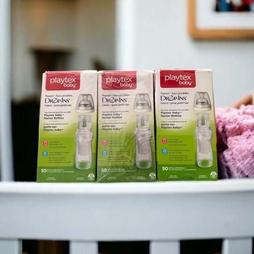 New Playtex Baby Drop ins Liners Nurser Bottles 8 - 10 OZ 150 CT, 1 Mont... - $48.94