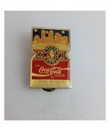 Vintage Coca-Cola Super Bowl XXVI Official Soft Drink Lapel Hat Pin - $15.35