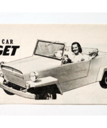 1960 King Midget Automobile Advertisement Vintage Automobilia Midget Mot... - $366.58 MXN
