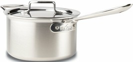 All-Clad BD5500 D5 Brushed 18/10 SS  5-Ply Sauce Pans w/lid  (Your Choice) - £82.20 GBP+