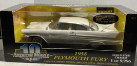 1958 Plymouth Fury Beige 1:18 Diecast  Car American Muscle ERTL #32612 N... - $89.09