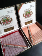 Two Empty Wood Arturo Fuente Cigar Boxes for Crafting, Wedding Decor, Humidors b - £23.59 GBP