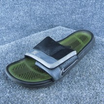 Nike 315102 Men Slide Sandals Black Synthetic Hook &amp; Loop Size 8 Medium - £19.39 GBP