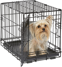 Newly Enhanced Single Door Icrate Dog Crate, Includes Leak-Proof Pan, Fl... - £31.07 GBP