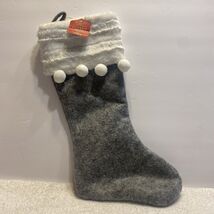 Gray Furry 20 in. Christmas Gift Stocking  (SHIPS IN 24 HOURS) - €40,12 EUR