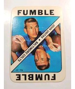 1971 Topps Football Game Cards - #37 John Unitas (Fumble) - Ships Fast!!! - £6.22 GBP