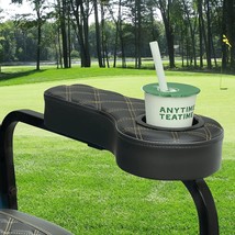 Golf Cart Diamond Flip Armrest with Cup Holder, No Drilling Required - £51.89 GBP