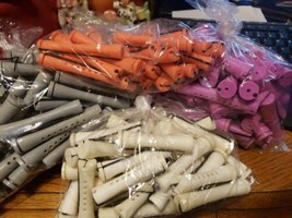 Vintage Mixed Lot 170 Perm Rods Elastic Swing Arm Hair Roller Curlers Multi Size - £15.41 GBP
