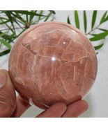 Large 75mm Pink Rosophia Quartz Crystal Healing Chakra Energy Stone Sphe... - $109.97