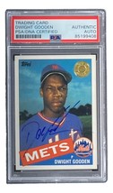 Dwight Doc Gooden Signed 2003 Topps Shoe Box #620 Mets Trading Card PSA/DNA - £46.40 GBP