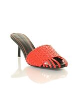 SIGERSON MORRISON Jara Specchio Mirror Sandal Heels Size 7 - $889.87 MXN