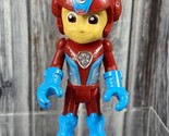 Paw Patrol Mighty Pups Jet Ryder Action Figure Hard to Find Blue Red Silver - £19.32 GBP