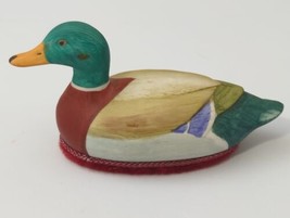 Vintage Jasco Mallard Duck Lint Remover Brush Figurine Decoy 1983 - £10.32 GBP