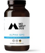 Momentous Alpha-GPC 120 Caps cognitive and muscle function EXP 12/24 TWO... - $26.40 CAD