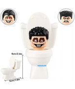 Toilet Man YouTube Shorts Skibidi Toilet Lego Compatible Minifigure Bric... - $56.08 MXN
