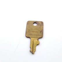 Vintage Shwayder Bros Samsonite Ultralite 88 Luggage Key, Antique Original Brass - £10.10 GBP