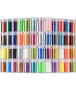 48 Colors Glitter Set Fine Glitter for Resin Arts and Craft Supplies Gli... - £25.83 GBP