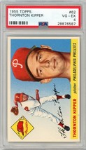 1955 Topps Thornton Kipper #62 PSA 4 P1332 - $21.78