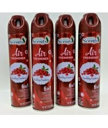 (4) SPARKLING CRANBERRY Odor Eliminator 6 in 1 Air Freshener Spray 9 oz ... - £22.19 GBP