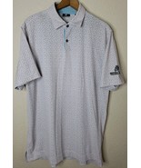 FootJoy Polo Shirt Mens M Medium All Over Print Short Sleeve Geometric - $20.51 CAD