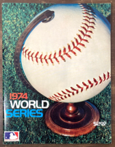 1974 Oakland A&#39;s Vs Los Angeles Dodgers World Series Program Athletics La Mlb - £15.29 GBP