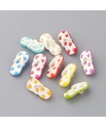 24 Flip Flop Buttons Colorful Jewelry Making Sewing Supplies Assorted Lo... - $122.40 MXN