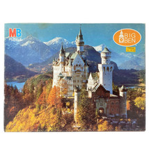 Vintage Milton Bradley 1000 Piece Jigsaw Puzzle Neuschwanstein Castle Se... - $29.27