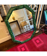 Malachite Stone Top Mirror Frame, Gemstone Inlay Mirror Frame, Mirror Li... - £219.64 GBP+