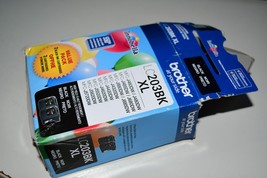 Brother Genuine LC203BK Xl Black Ink Cartridges 03/2024 Open Box Sealed Carts - £17.84 GBP