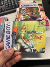 Earthworm Jim - MANUAL ONLY - (Nintendo Game Boy, 1994) - £9.66 GBP