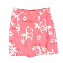 CHICKABIDDY Rhode Island Pink Tropical Short Mini Skirt Skort Women&#39;s Si... - $19.35