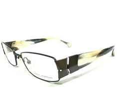 Joshi Jazawa Eyeglasses Frames MUSHI 2004A COL.21 Brown Yellow Horn 53-17-135 - £36.60 GBP