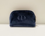 DIOR Beauty Blue Velvet Cosmetic Makeup Bag Pouch - £23.96 GBP