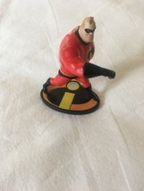 Disney Store The Incredibles Mr. Incredible 5&quot; PVC Figure Cake Topper on Base   - £7.87 GBP