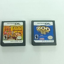 Zoo Keeper And Zoo Tycoon Lot Of 2 Action Puzzle Game Nintendo DS Carts Only - £15.51 GBP