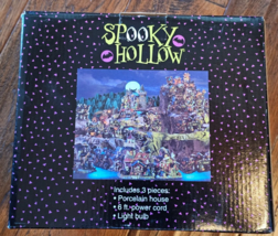 Bone Disco Spooky Town Lemax Halloween Ghosts Skeletons Pumpkins - £22.64 GBP