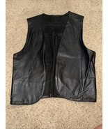 Bonus Genuine Leather Vest Size Men’s M Women’s L - $947.77 MXN