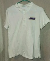 Womens White Outer Banks Medium Polo JMU James Madison University Shirt ... - $16.99