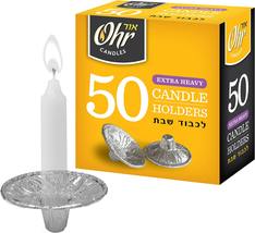 Ohr Candles Extra Heavy Disposable Aluminium Foil Candle Holder, Drip Cu... - £8.70 GBP