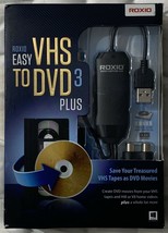 Roxio Easy VHS to DVD 3 Plus For Windows Made By Corel Sealed Retail Box FreeSH - £47.78 GBP