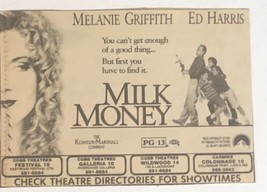 Milk Money Movie Print Ad Melanie Griffith Ed Harris TPA9 - £4.63 GBP