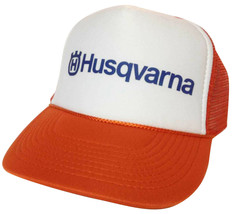Husqvarna Chainsaws Trucker Hat Mesh Cap Snapback Hat Adjustable Vintage - £19.54 GBP