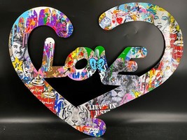 Yuvi Love Cuore Grande Scultura Limitata Meta - £2,716.39 GBP